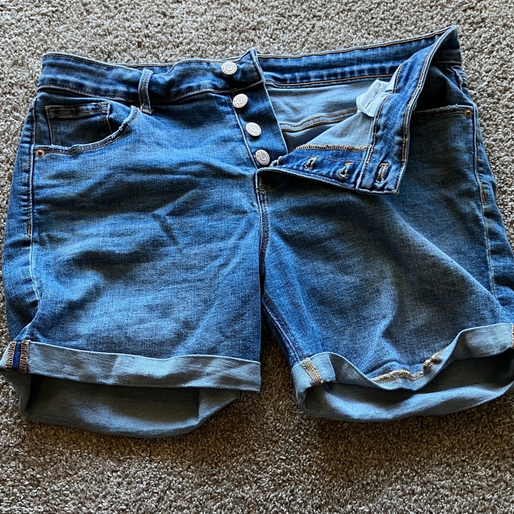 Blue Denim Women's Shorts